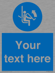 Custom Mandatory: Open safety bar of chairlift